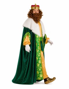 Costume da Re Gaspare Taglia L - di alta qualità, ideale per carnevale, feste a tema ed eventi speciali 2